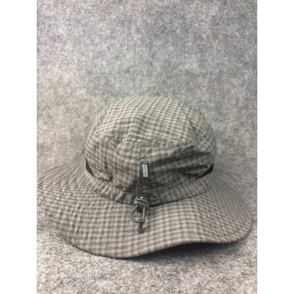 Outdoor Research Bucket Hat Mens XL Grey Plaid Sun Hat Adjustable Cinch 80615